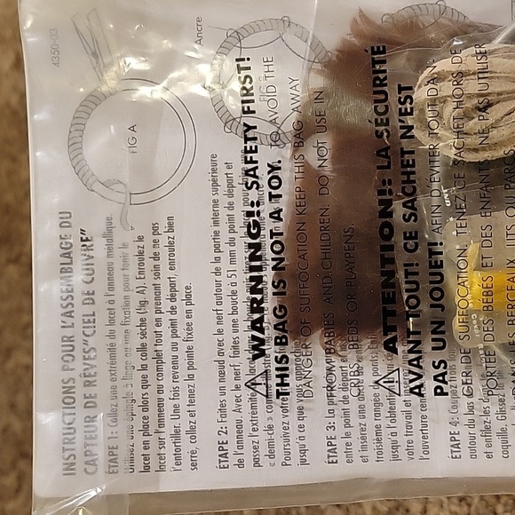 2 Tandy leather factory copper sky dream catcher kits - Picture 8 of 9